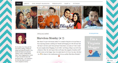 Desktop Screenshot of blessedandblissful.wordpress.com