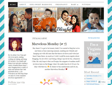 Tablet Screenshot of blessedandblissful.wordpress.com