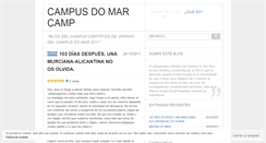 Desktop Screenshot of campusdomarcamp.wordpress.com