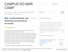 Tablet Screenshot of campusdomarcamp.wordpress.com