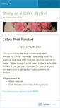 Mobile Screenshot of cakestylist.wordpress.com