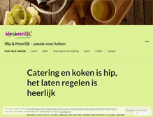 Tablet Screenshot of hipenheerlijk.wordpress.com