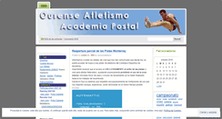 Desktop Screenshot of ourenseatletismo.wordpress.com