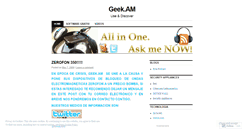 Desktop Screenshot of geekam.wordpress.com