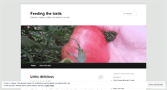 Desktop Screenshot of feedingthebirds.wordpress.com