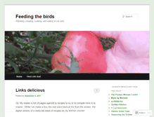 Tablet Screenshot of feedingthebirds.wordpress.com