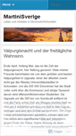 Mobile Screenshot of martinisverige.wordpress.com
