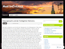 Tablet Screenshot of martinisverige.wordpress.com