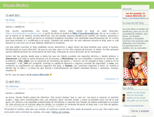 Tablet Screenshot of mondomedico.wordpress.com