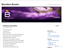 Tablet Screenshot of bhumikasboudoir.wordpress.com