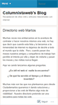 Mobile Screenshot of columnistaweb.wordpress.com