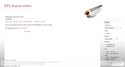 Desktop Screenshot of efllessonnotes.wordpress.com