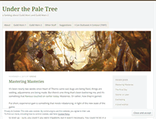 Tablet Screenshot of paletree.wordpress.com
