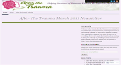 Desktop Screenshot of afterthetrauma.wordpress.com