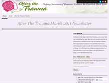 Tablet Screenshot of afterthetrauma.wordpress.com