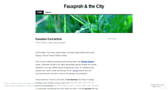 Desktop Screenshot of fauxprah.wordpress.com