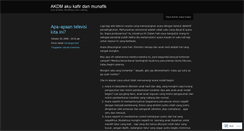 Desktop Screenshot of akdmakdm.wordpress.com
