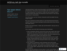 Tablet Screenshot of akdmakdm.wordpress.com