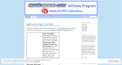 Desktop Screenshot of musicspaceaffiliates.wordpress.com