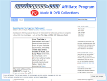 Tablet Screenshot of musicspaceaffiliates.wordpress.com