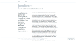 Desktop Screenshot of jamiterre.wordpress.com