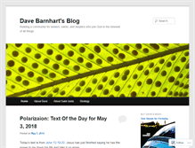Tablet Screenshot of davebarnhart.wordpress.com