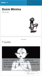 Mobile Screenshot of dosisminima.wordpress.com