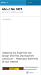 Mobile Screenshot of aboutme0021.wordpress.com