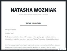 Tablet Screenshot of natashawozniak.wordpress.com