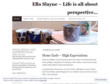 Tablet Screenshot of ellaslayne.wordpress.com