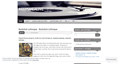 Desktop Screenshot of keepsmealive.wordpress.com