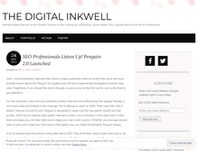 Tablet Screenshot of digitalinkwell.wordpress.com