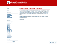 Tablet Screenshot of airporttransitguide.wordpress.com