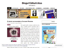 Tablet Screenshot of edituraaius.wordpress.com