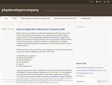 Tablet Screenshot of phpdevelopercompany.wordpress.com