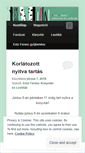 Mobile Screenshot of entzkonyvtar.wordpress.com