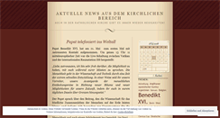 Desktop Screenshot of kirchennews.wordpress.com