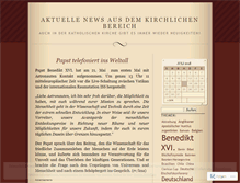 Tablet Screenshot of kirchennews.wordpress.com