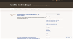 Desktop Screenshot of anushkashettyinsingam.wordpress.com