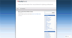 Desktop Screenshot of acuitybrands.wordpress.com