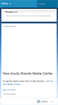 Mobile Screenshot of acuitybrands.wordpress.com