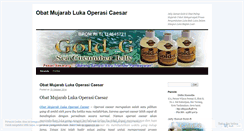 Desktop Screenshot of obatmujarablukaoperasicaesar.wordpress.com