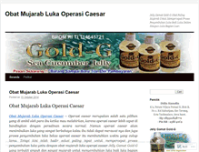 Tablet Screenshot of obatmujarablukaoperasicaesar.wordpress.com