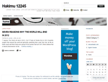 Tablet Screenshot of hakimu12245.wordpress.com