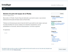 Tablet Screenshot of lvrealtypr.wordpress.com