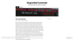 Desktop Screenshot of disgruntledcommuter.wordpress.com