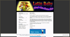 Desktop Screenshot of latinbaby.wordpress.com