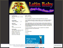Tablet Screenshot of latinbaby.wordpress.com