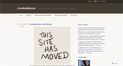 Desktop Screenshot of crookedshore.wordpress.com