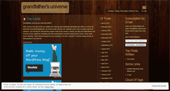 Desktop Screenshot of grandfathersuniverse.wordpress.com